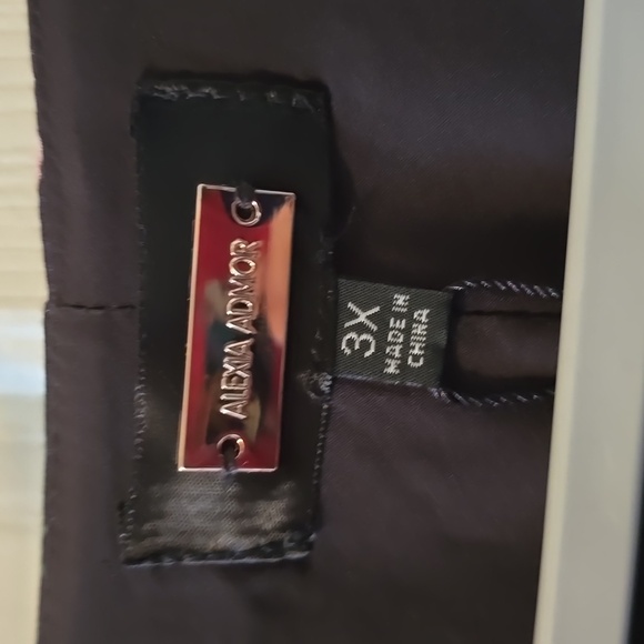 ALEXIA ADMOR BRAND WOMEN'S PLUS SIZE BLACK FLORAL WRAP DRESS SIZE 3X - Picture 7 of 16